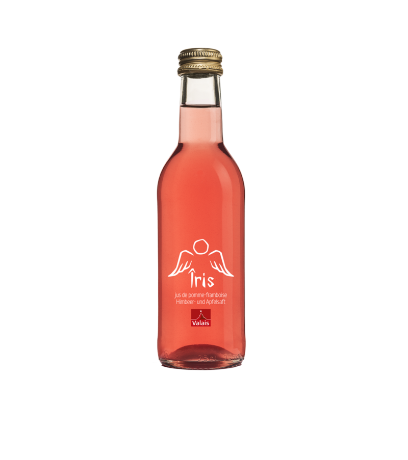 Jus de pomme-framboise îris